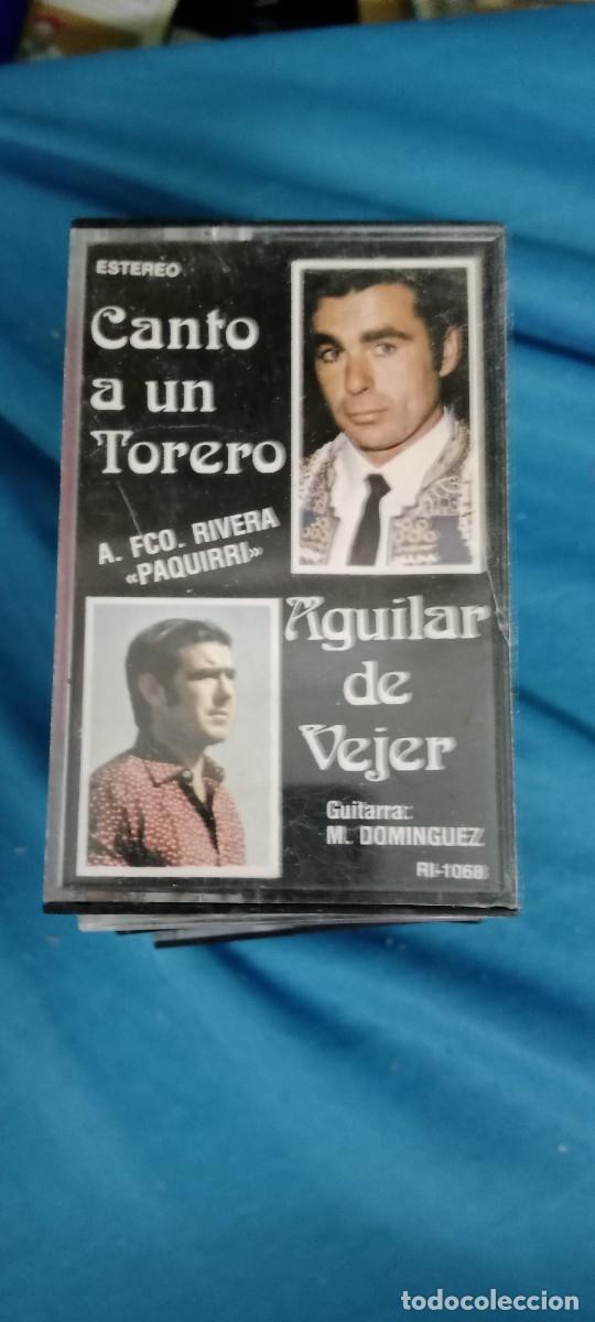 Casetes antiguos: AGUILAR DE VEJER CANTO A UN TORERO CASETE MUSICA PIXAR CA-49