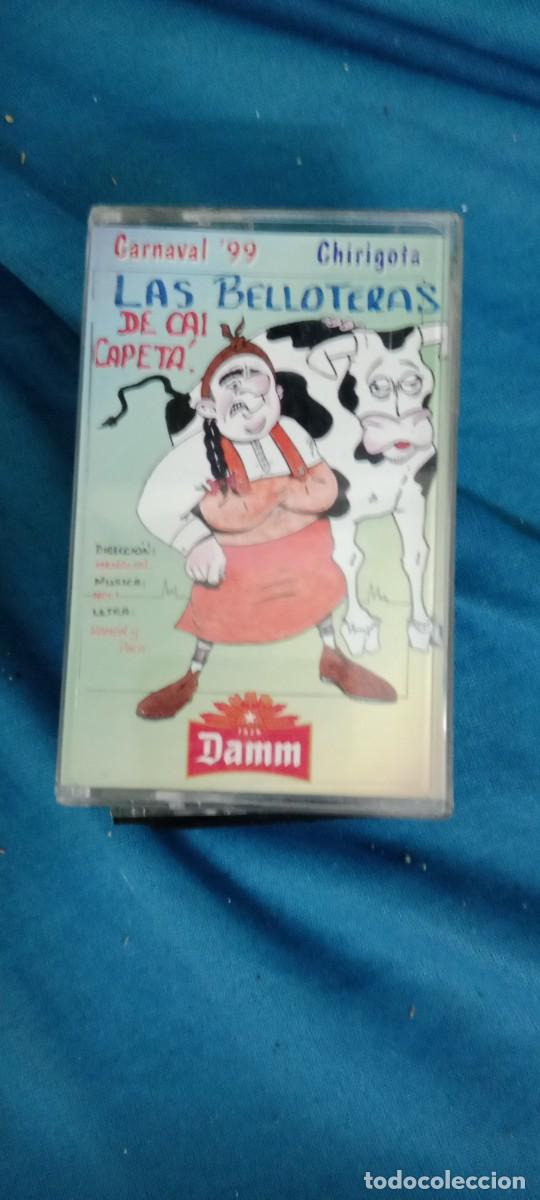 Casetes antiguos: CARNAVAL DE CADIZ CHIRIGOTA LAS BELLOTERAS DE CAI CASETE MUSICA PIXAR CA-49
