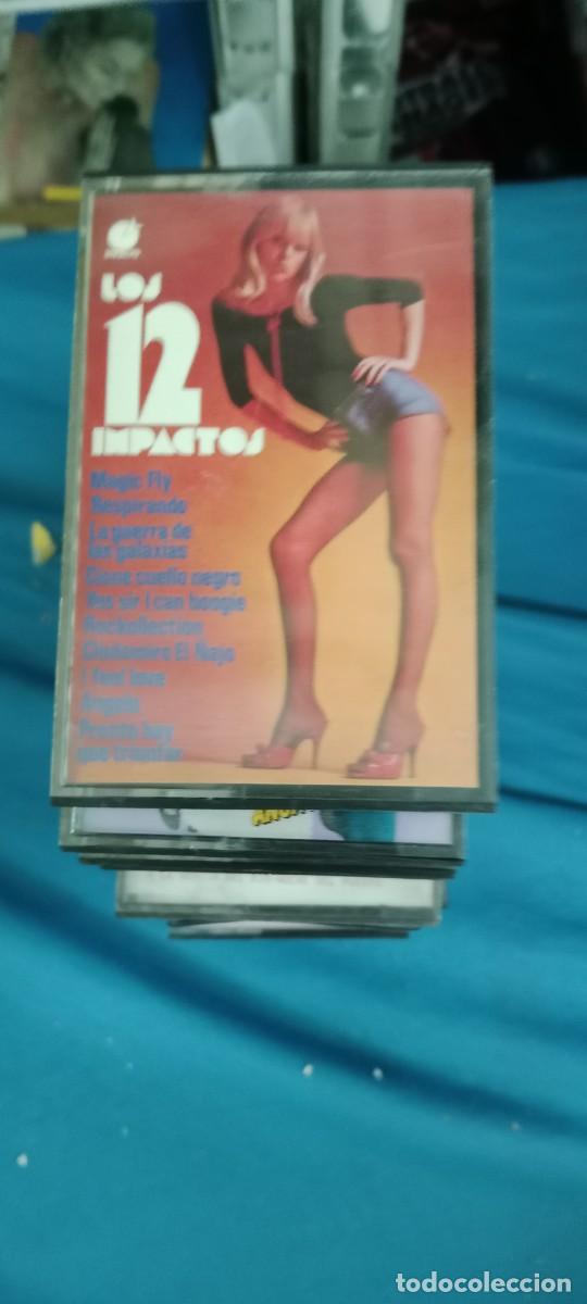 Casetes antiguos: LOS 12 IMPACTOS CASETE MUSICA PIXAR CA-49