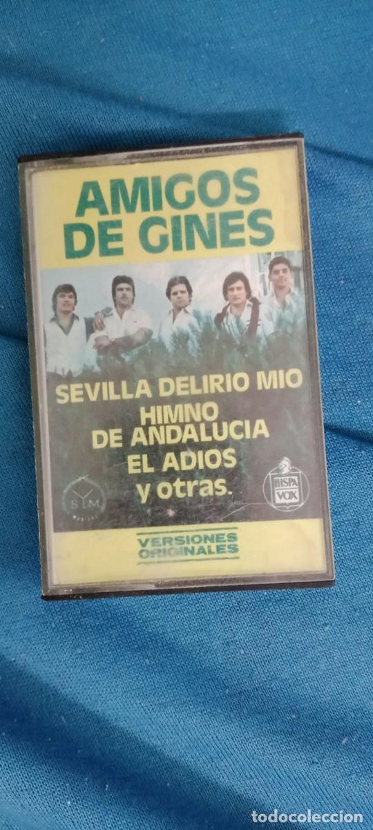 Casetes antiguos: AMIGOS DE GINES SEVILLA DELIRIO MIO CASETE MUSICA PIXAR CA-49