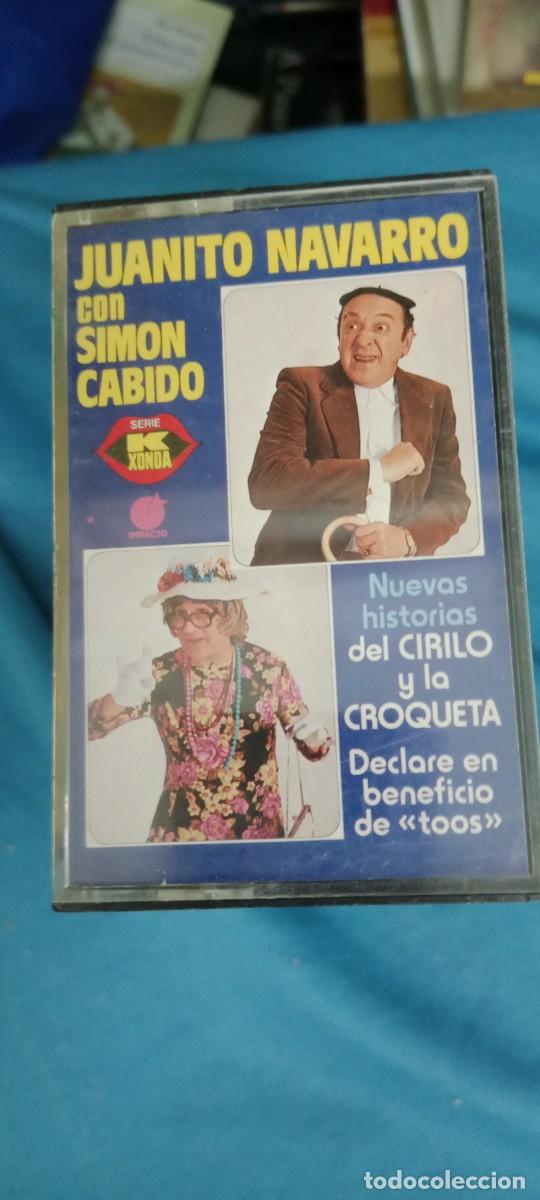 Casetes antiguos: JUANITO NAVARROS CON SIMON CABIDO CASETE MUSICA PIXAR CA-49