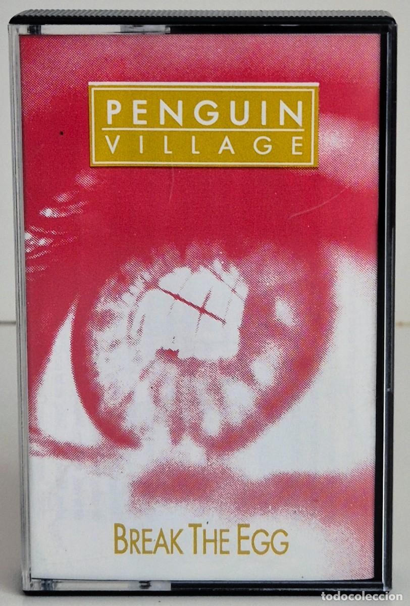Casetes antiguos: Penguin Village - Break the Egg (1993) Cassette Original del sello BCore Disc. Hardcore mel&oacute;dico