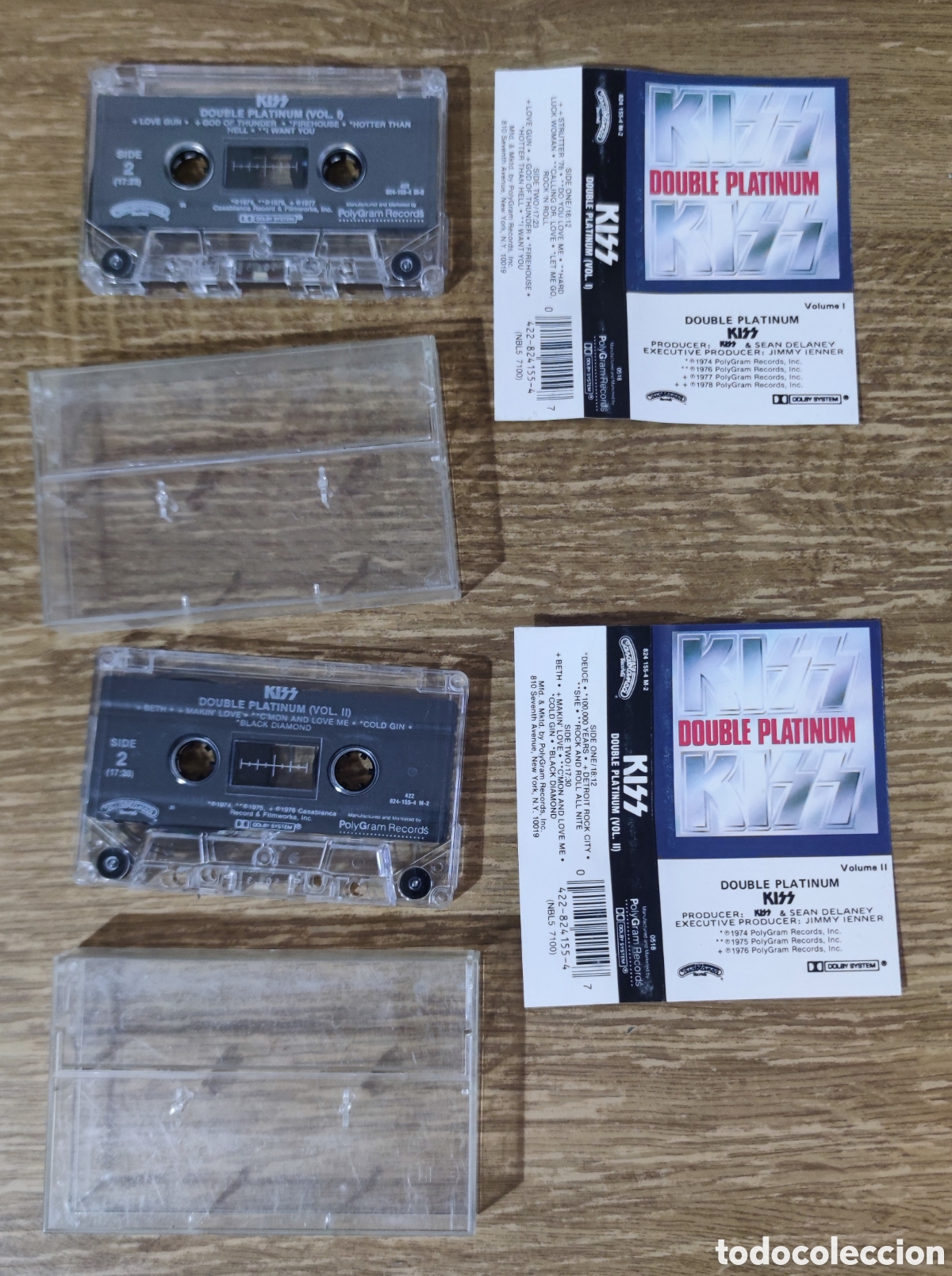Casetes antiguos: Cassette doble Kiss - Double Platinum (1978) - Foto 3