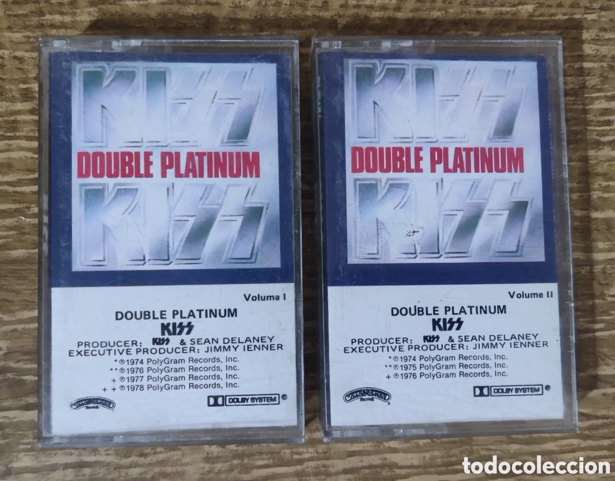 Casetes antiguos: Cassette doble Kiss - Double Platinum (1978) - Foto 1