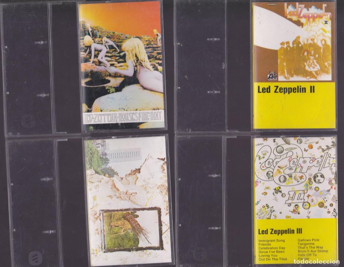 Casetes antiguos: LED ZEPPELIN COLECCI&Oacute;N 4 CASSETTES USADOS EXCELENTE ESTADO MUY RAROS &Uacute;NICOS!!