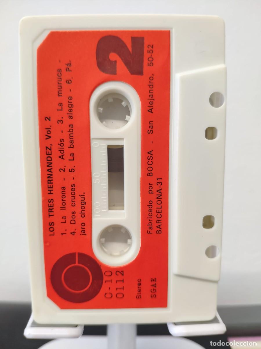 Casetes antiguos: Los Tres Hern&aacute;ndez - &Eacute;xitos (Cassette) - Foto 2