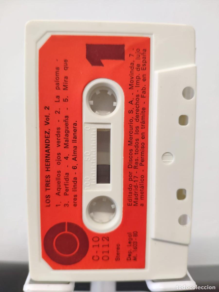 Casetes antiguos: Los Tres Hern&aacute;ndez - &Eacute;xitos (Cassette) - Foto 3