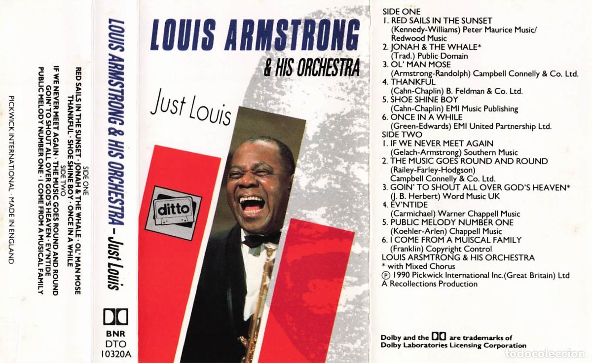 Casetes antiguos: Louis Armstrong & His Orchestra - Just Louis (Cassette)