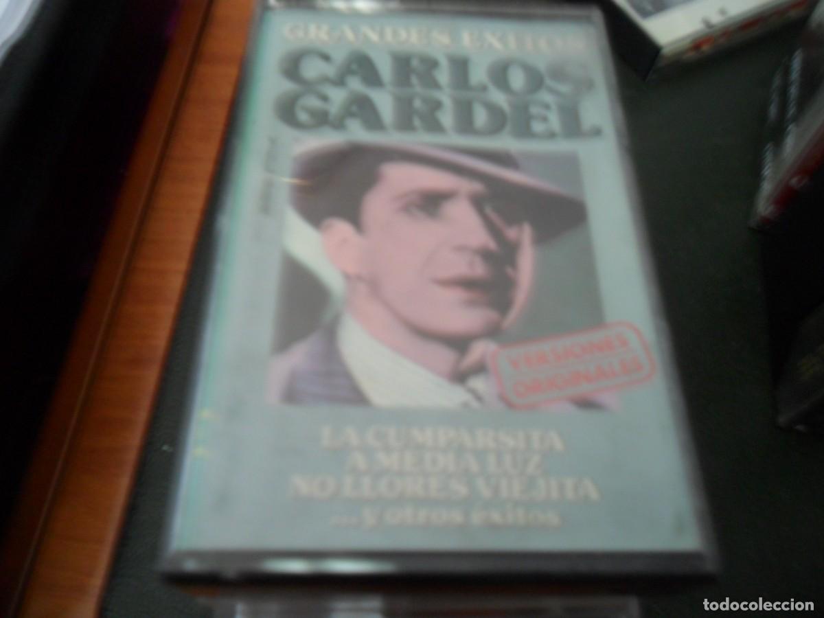 Casetes antiguos: GRANDES EXITOS CARLOS GARDEL - Foto 1