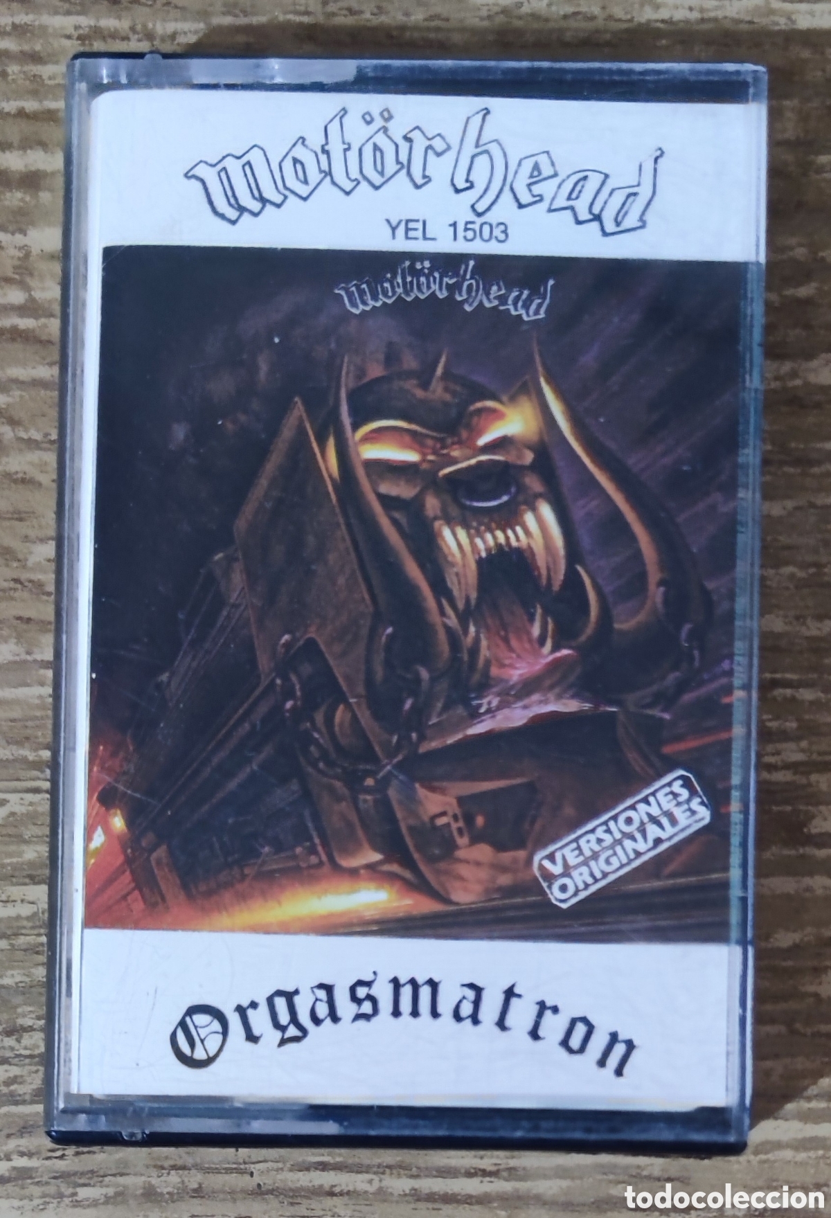 Casetes antiguos: Cassette Motorhead - Orgasmatron (1986) ed. espa&ntilde;ola