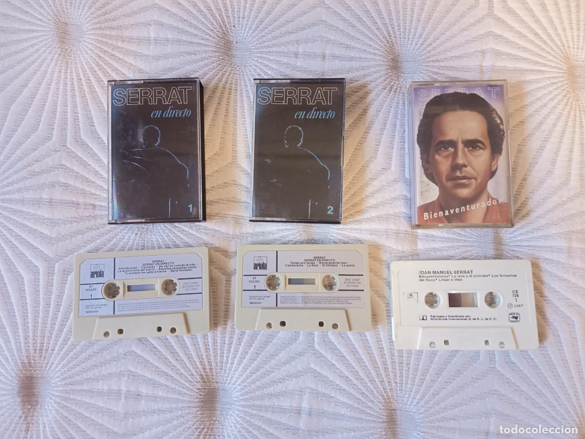 Casetes antiguos: Joan Manuel Serrat, 2 casettes - Foto 2
