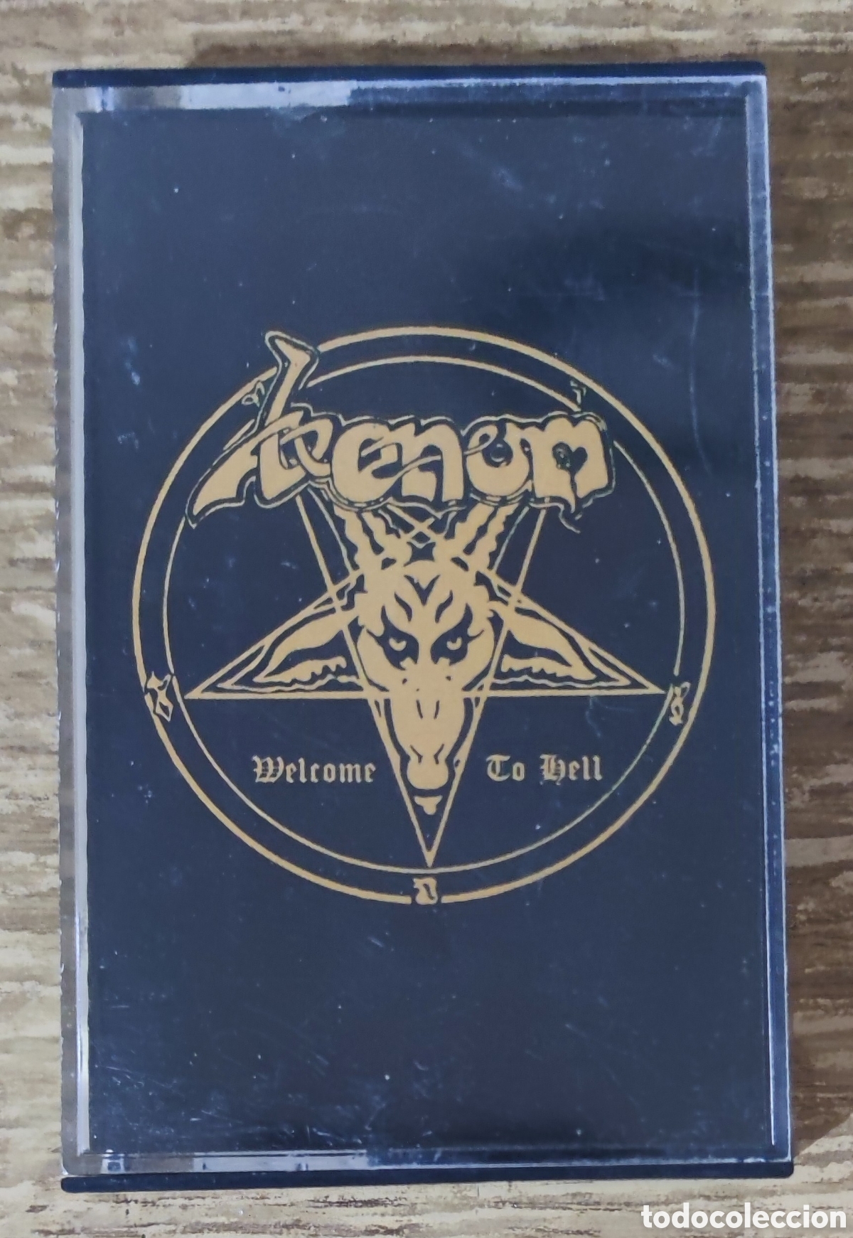 Casetes antiguos: Cassette Venom - Welcome to Hell (1981) ed. espa&ntilde;ola