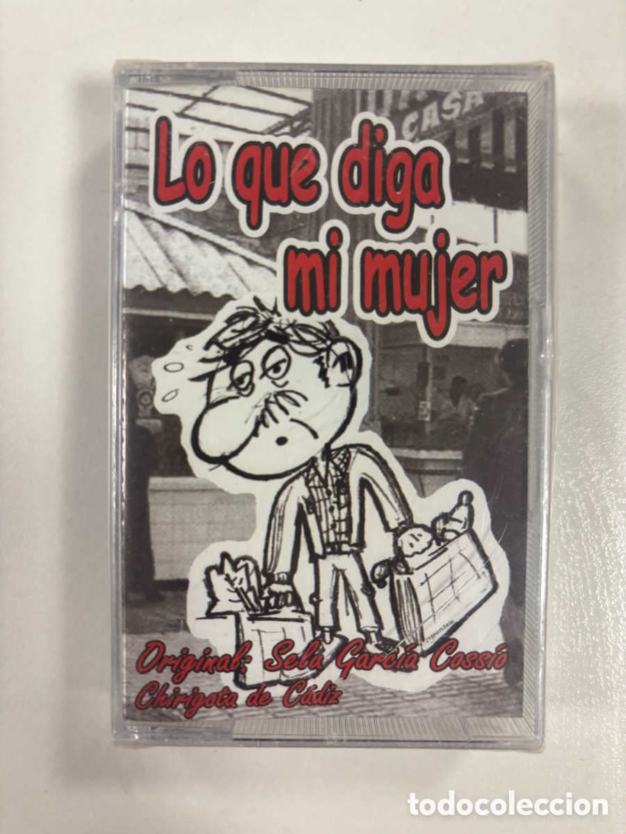 Casetes antiguos: Carnaval, C&aacute;diz, casete Chirigota del Selu Lo que diga mi mujer