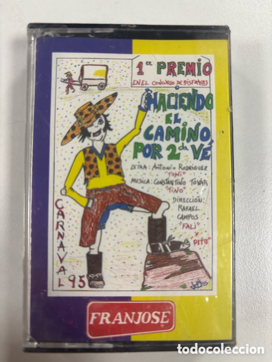 Casetes antiguos: Carnaval, C&aacute;diz, casete, chirigota HACIENDO EL CAMINO POR SEGUNDA V&Eacute;