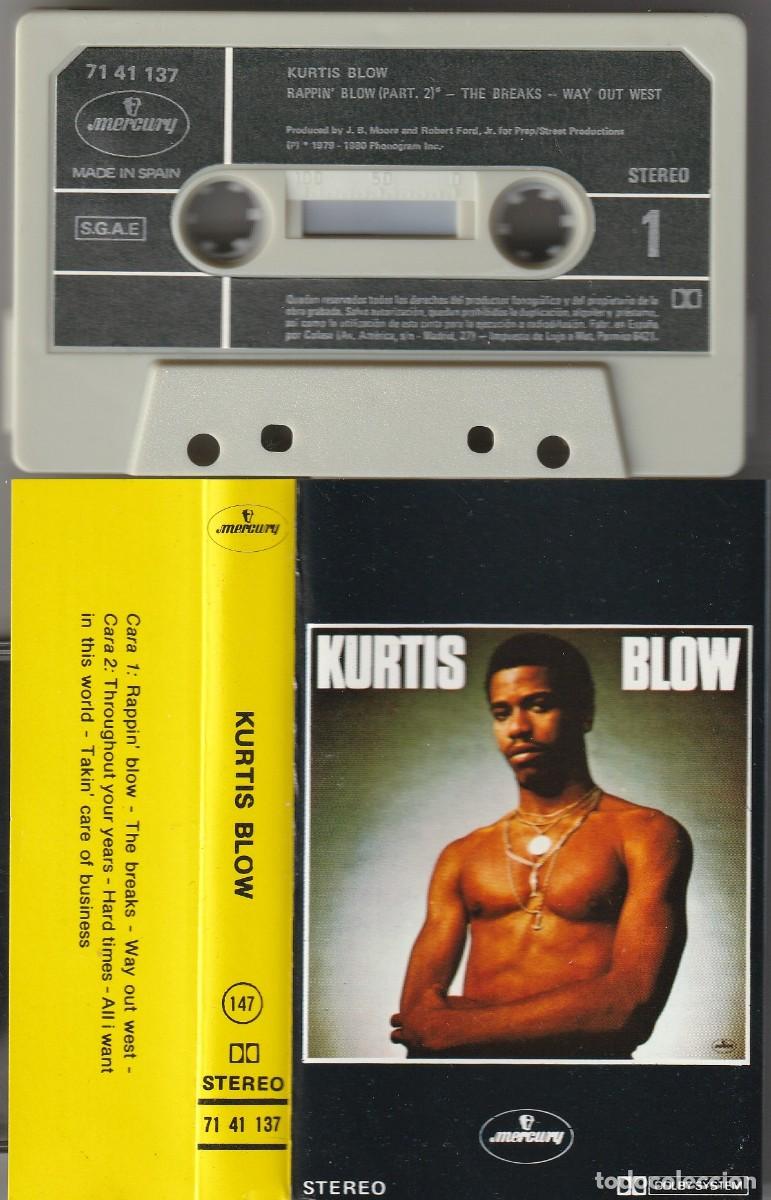Casetes antiguos: KURTIS BLOW - KURTIS BLOW (CASSETTE MERCURY 1980 ESPA&Ntilde;A) PROBADO