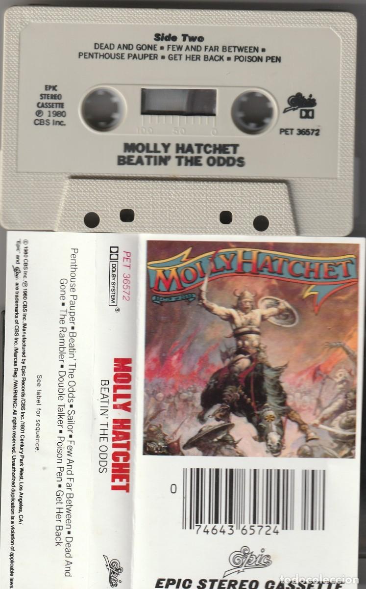 Casetes antiguos: MOLLY HATCHET - BEATIN' THE ODDS (CASSETTE EPIC 1980 USA)