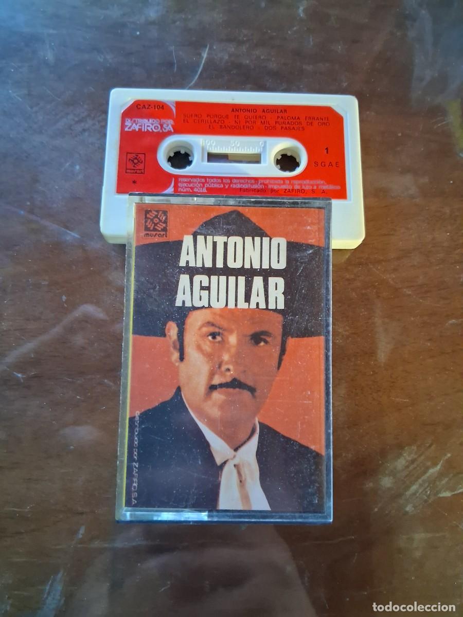 Casetes antiguos: Casete cinta de m&uacute;sica Antonio Aguilar