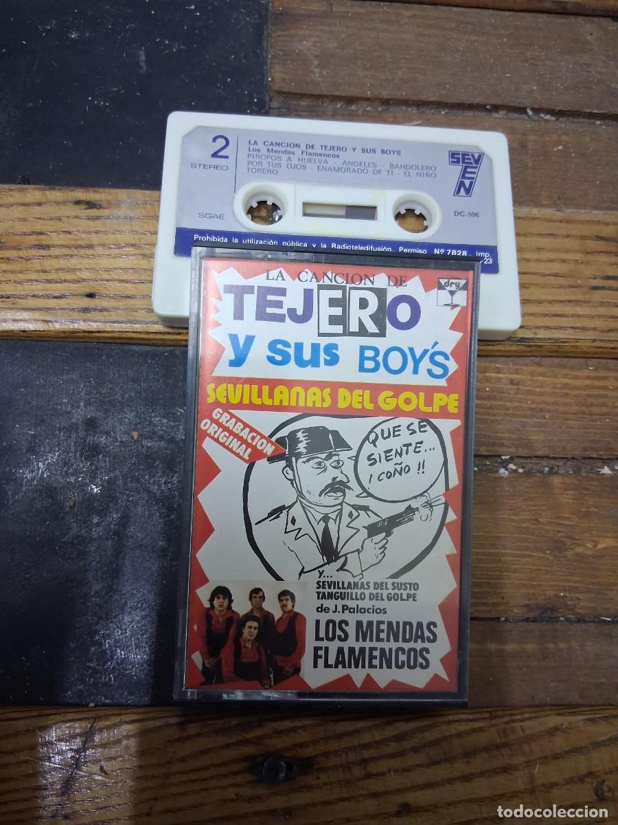 Casetes antiguos: Casete cinta m&uacute;sica Guardia civil Tejero y sus Boys los mendas flamencos sevillanas del golpe