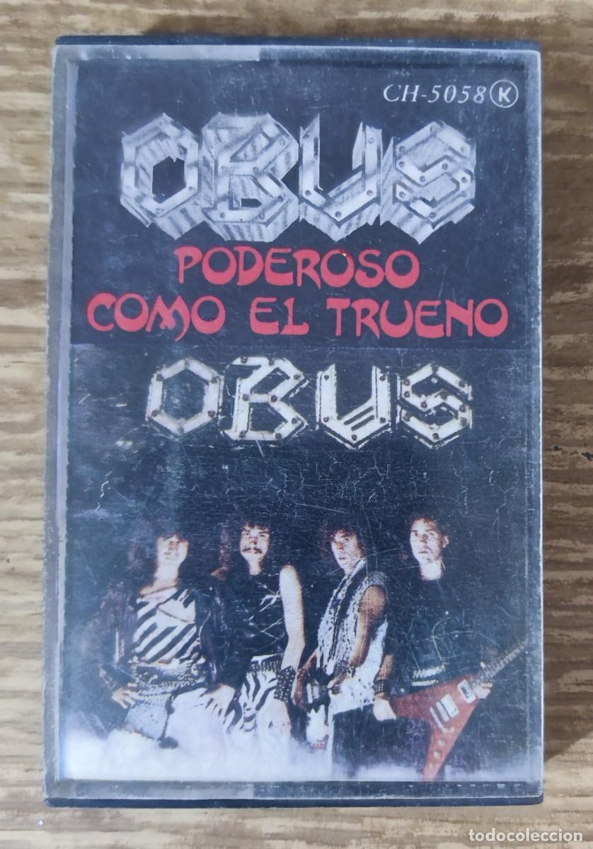 Casetes antiguos: Cassette Ob&uacute;s - Poderoso Como el Trueno (1982)