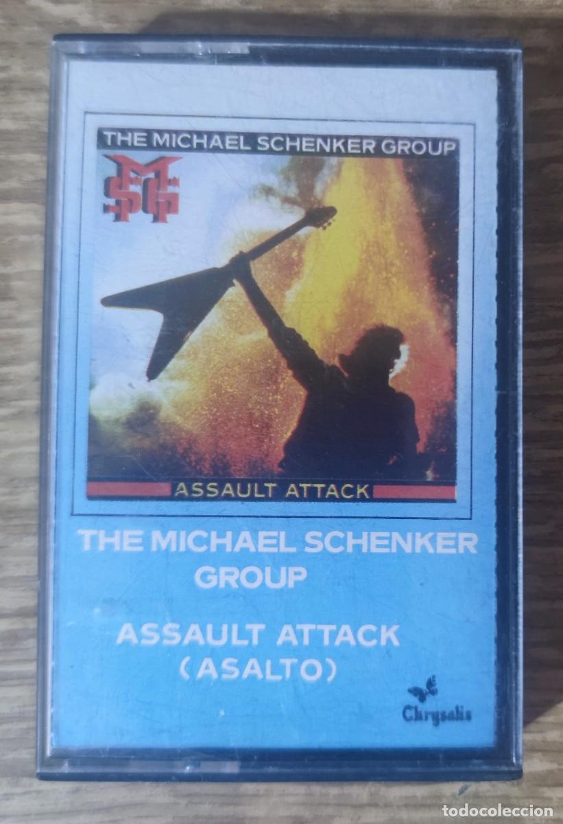 Casetes antiguos: Cassette The Michael Schenker Group - Assault Attack (1982) ed. espa&ntilde;ola