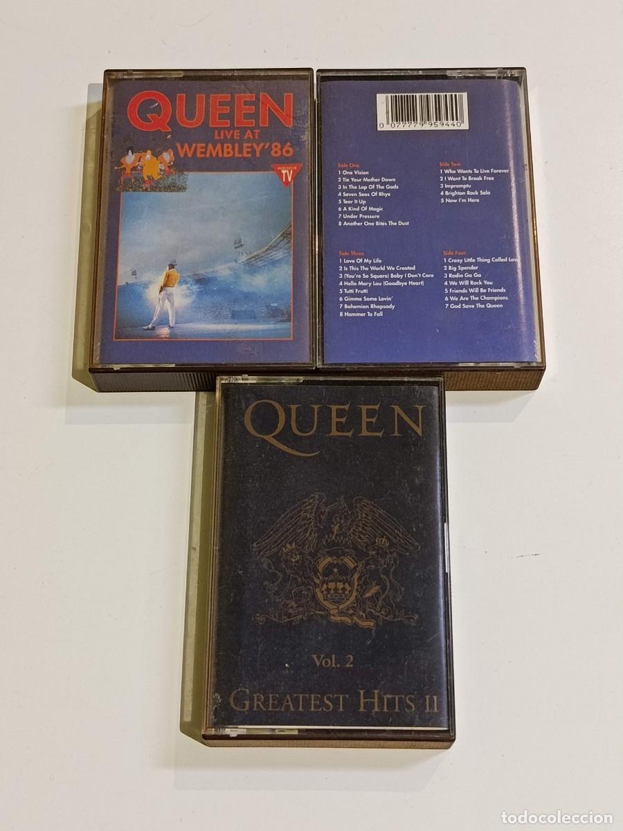 Casetes antiguos: Lote 3 cassette Queen - Foto 1