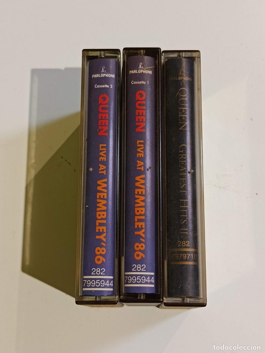 Casetes antiguos: Lote 3 cassette Queen - Foto 2