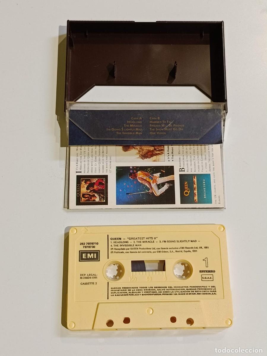 Casetes antiguos: Lote 3 cassette Queen - Foto 3