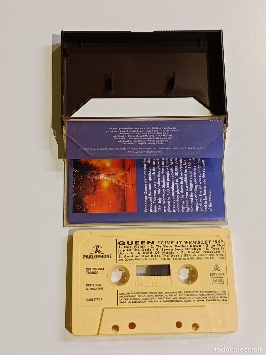 Casetes antiguos: Lote 3 cassette Queen - Foto 4