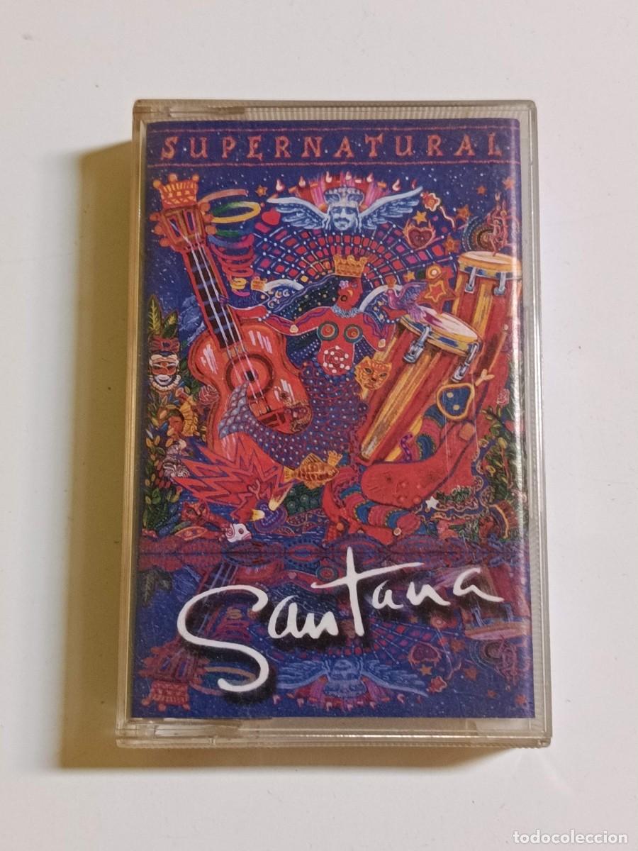 Casetes antiguos: Cassette Santana Supernatural - Foto 1