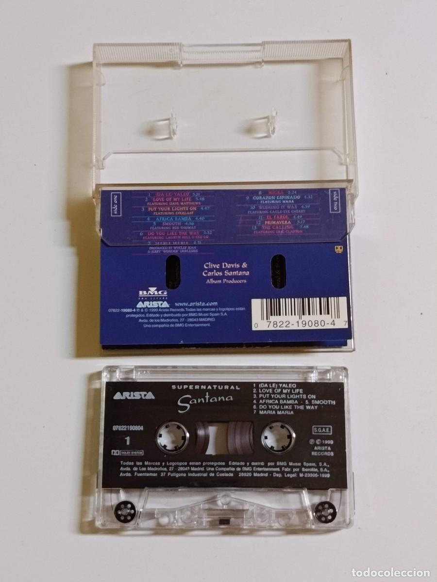 Casetes antiguos: Cassette Santana Supernatural - Foto 3