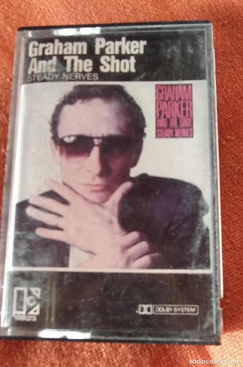 Casetes antiguos: cinta casette Graham Parker and the shot. Steady nerves