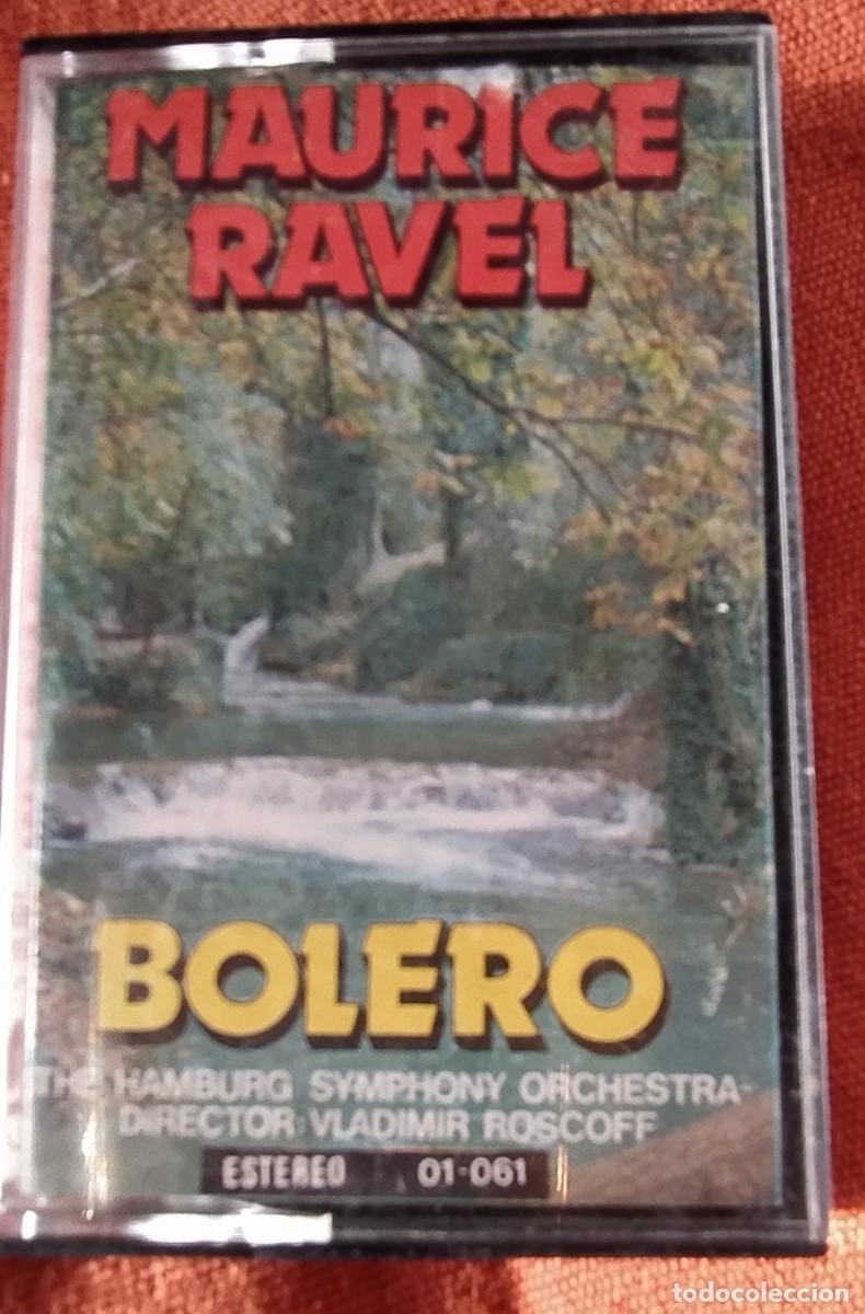 Casetes antiguos: cinta casette Maurice Ravel. Bolero