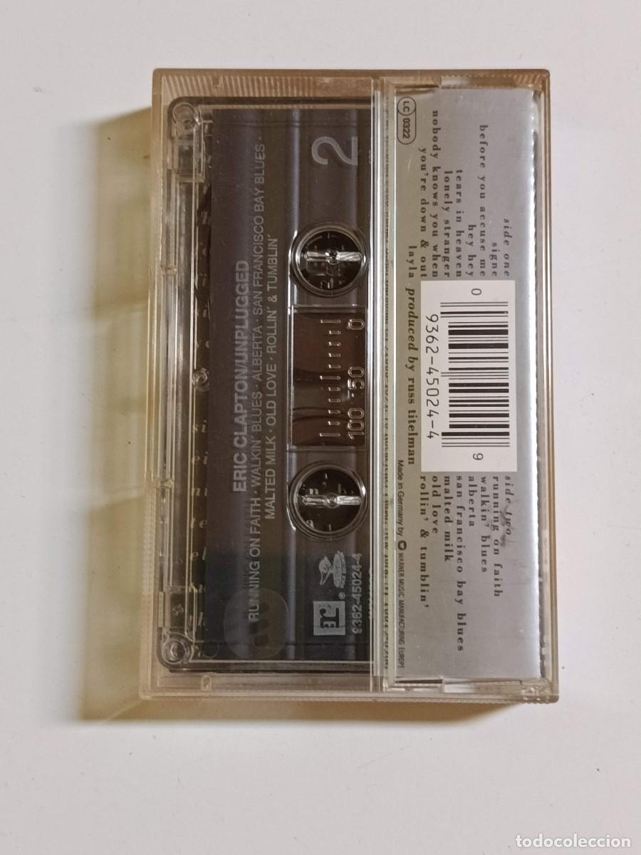 Casetes antiguos: Cassette Eric Clapton Unplugged - Foto 2