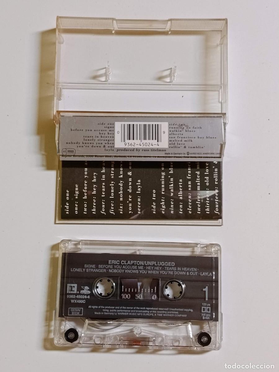 Casetes antiguos: Cassette Eric Clapton Unplugged - Foto 3