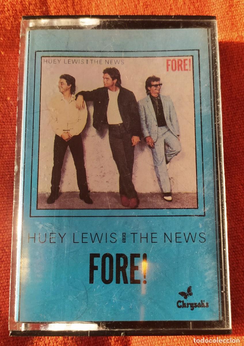 Casetes antiguos: cinta casette Huey Lewis and the News- Fore!