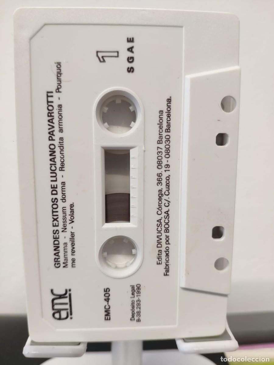 Casetes antiguos: Luciano Pavarotti - Grandes &Eacute;xitos (Cassette) - Foto 4