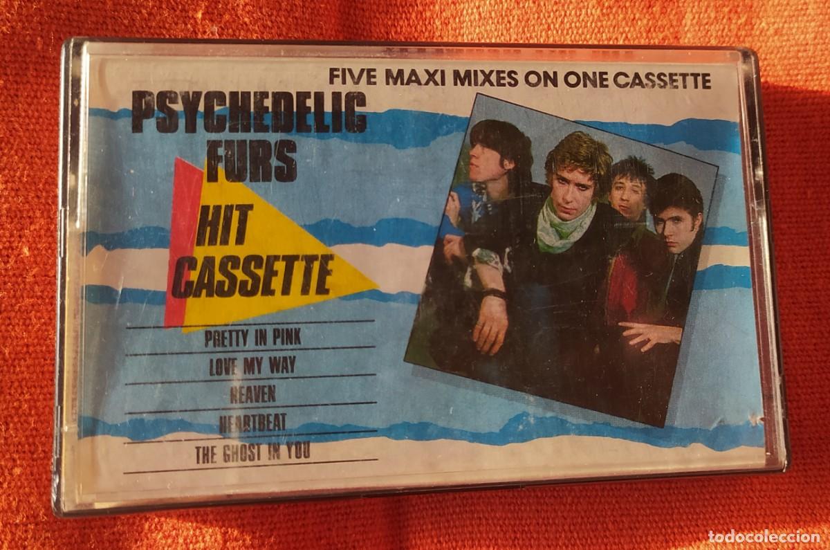 Casetes antiguos: cinta casette psychedelic Furs. Hit casette. Five maxi mixes on one casette