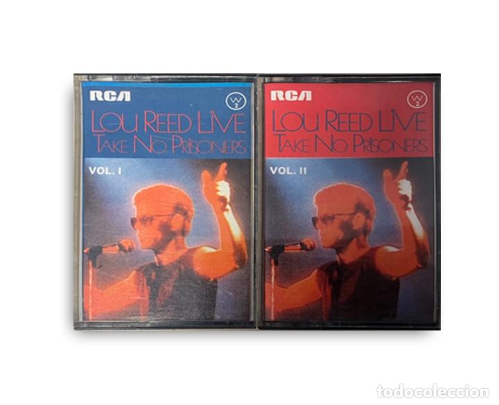 Casetes antiguos: Lou Reed Live - Take No Prisoners DOBLE CASETE