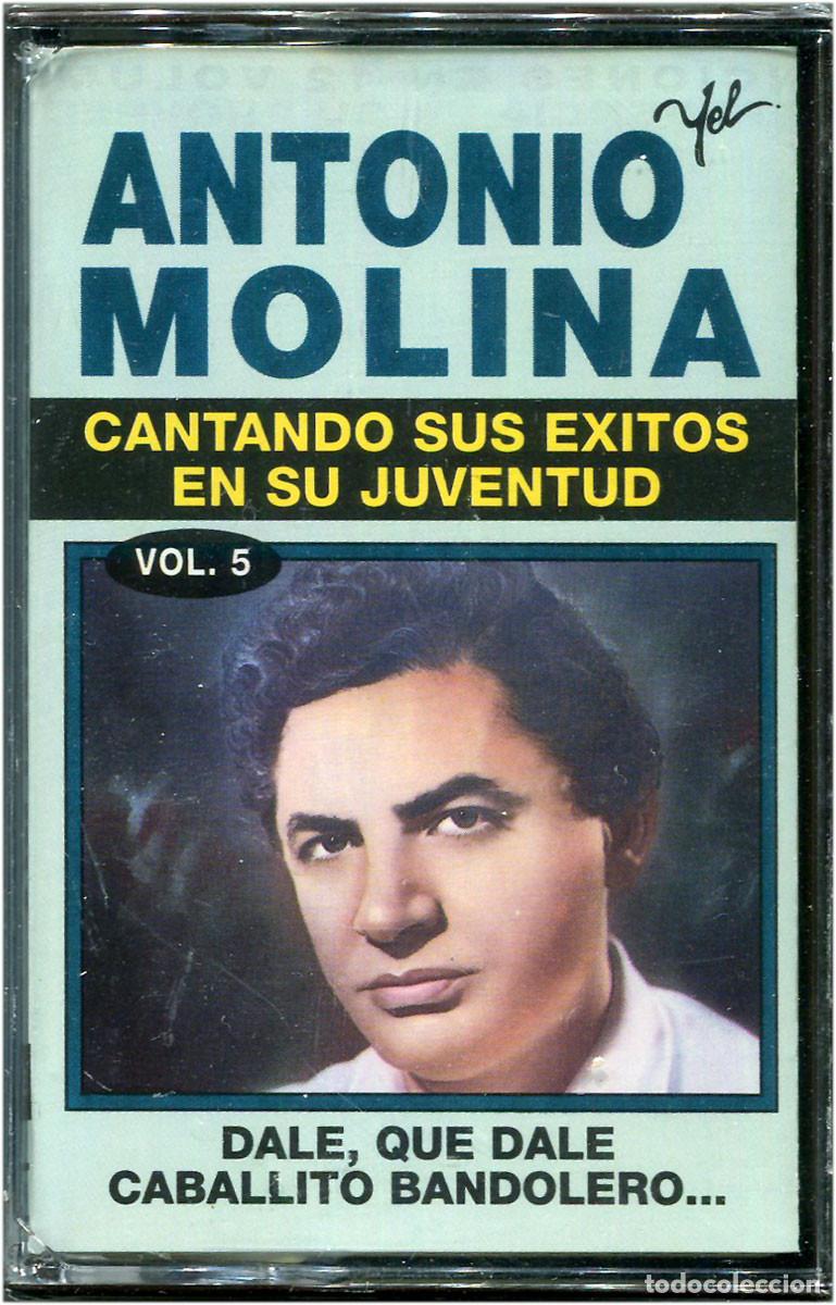 Casetes antiguos: Antonio Molina - Cantando sus &eacute;xitos en su juventud Vol.5 - Cassette Spain 92 - Yel 9605 -Precintado