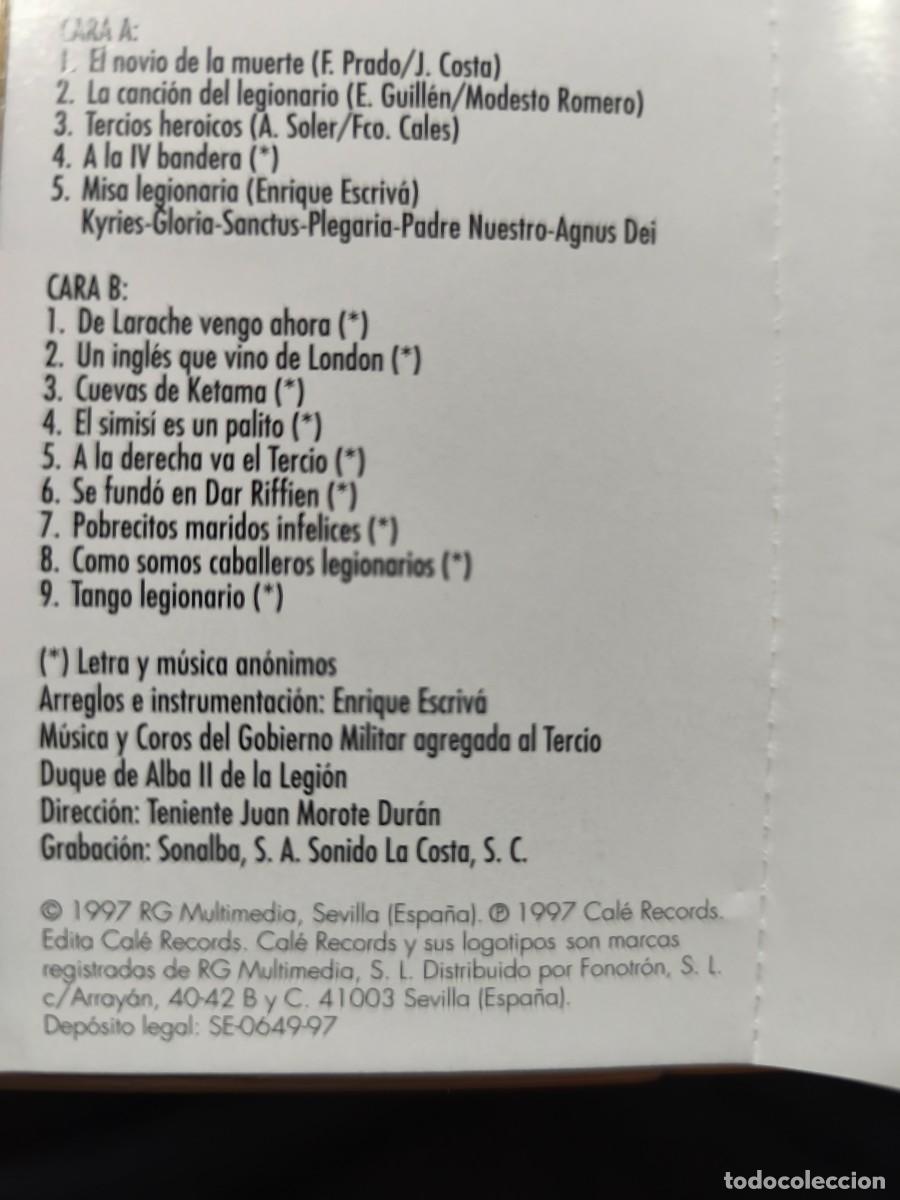 Casetes antiguos: Himnos y canciones legionarias - Foto 2