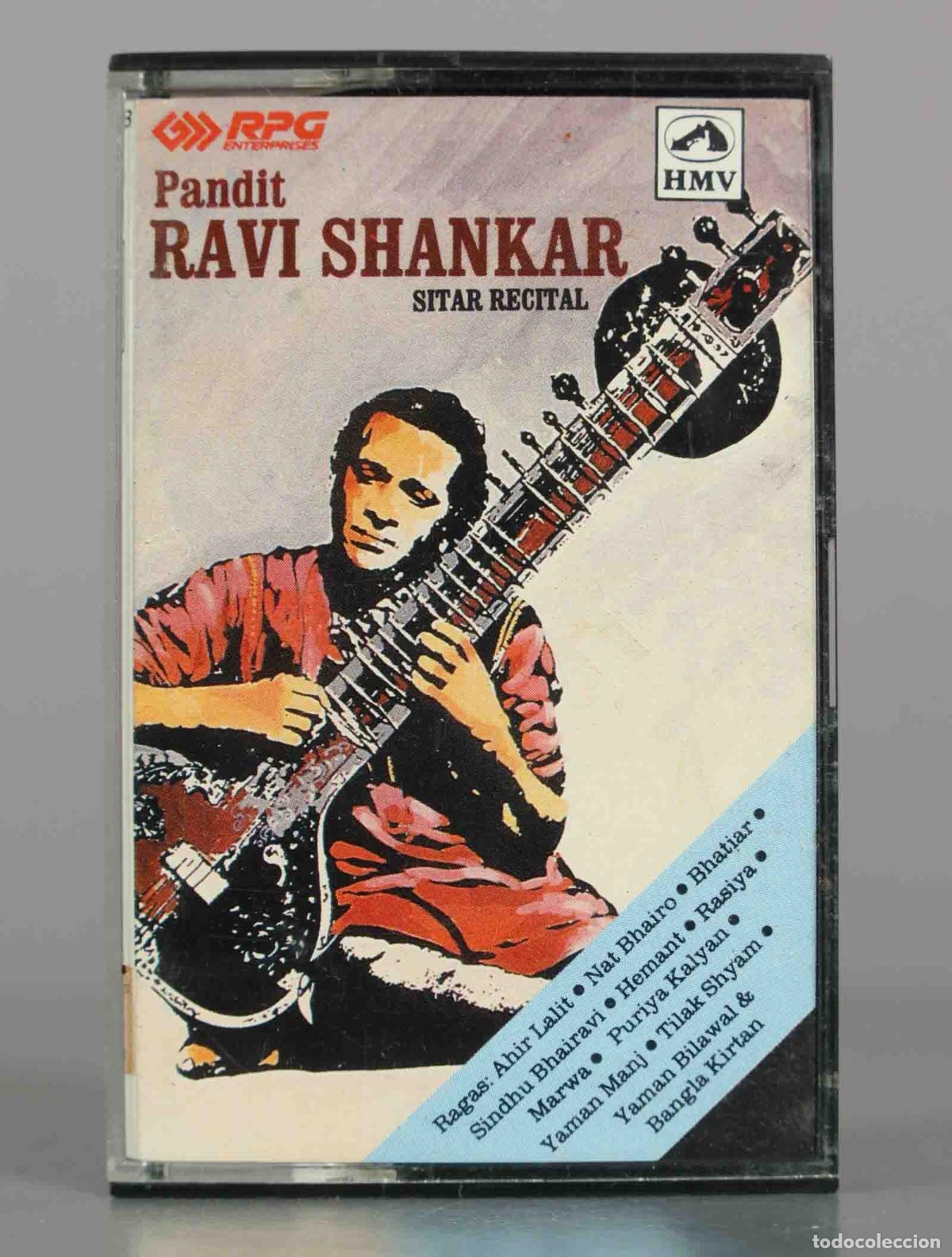 Casetes antiguos: CASSETTE. Pandit RAVI SHANKARHMV. SITAR RECITAL
