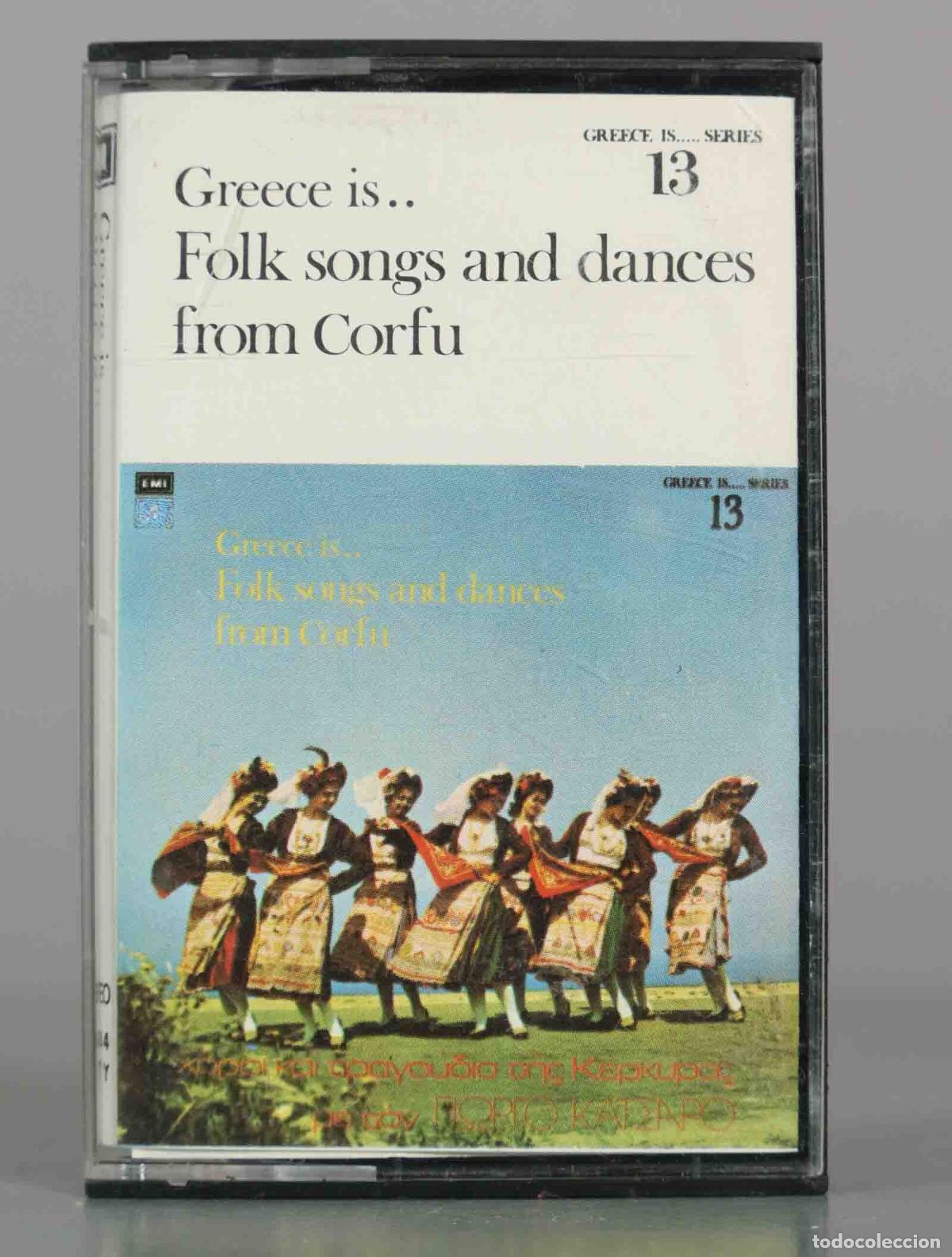 Casetes antiguos: CASSETTE. Greece is..13. Folk songs and dances from Corfu