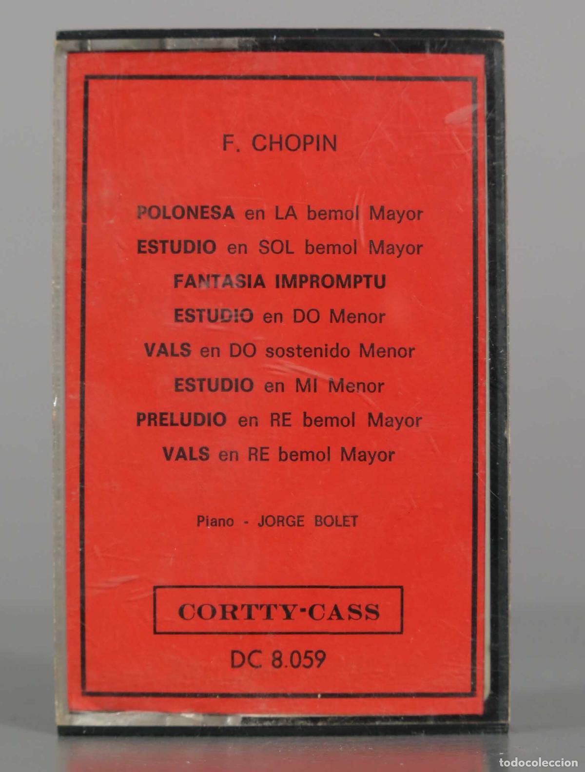 Casetes antiguos: CASSETTE. CHOPIN. JORGE BOLET - Foto 1