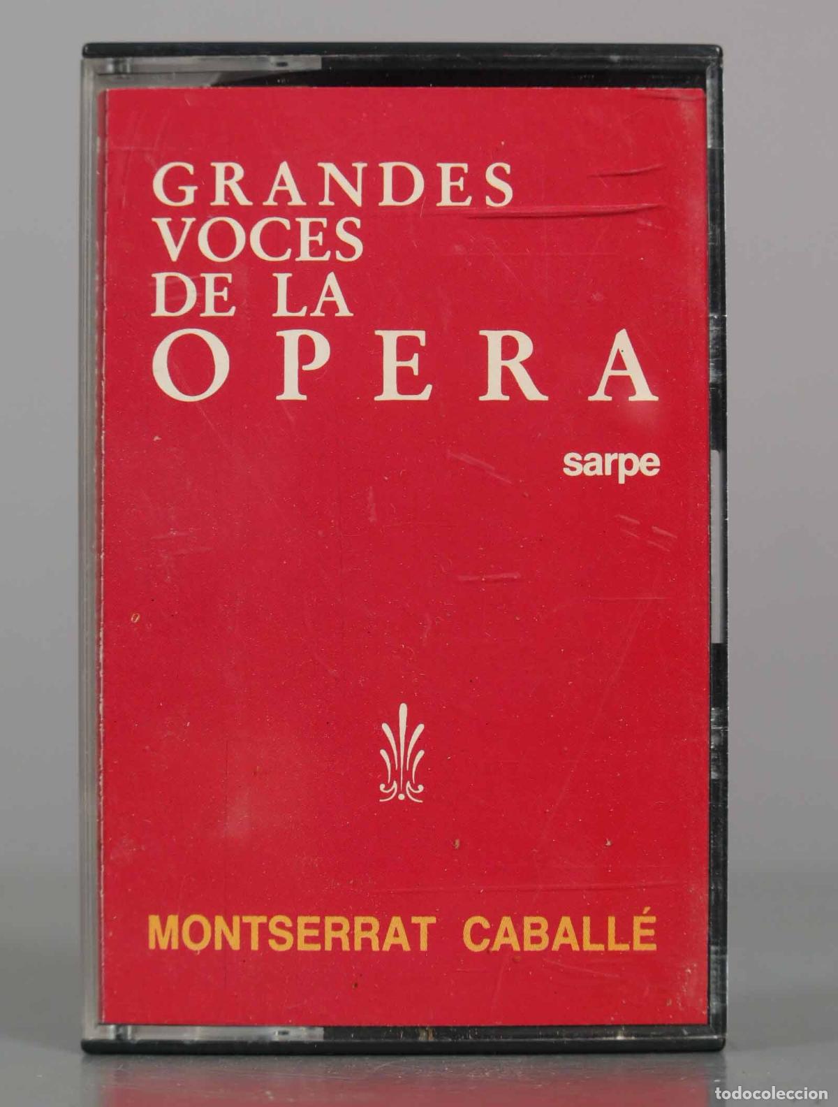 Casetes antiguos: CASSETTE. MONTSERRAT CABALL&Eacute; GRANDES VOCES DE LA OPERA