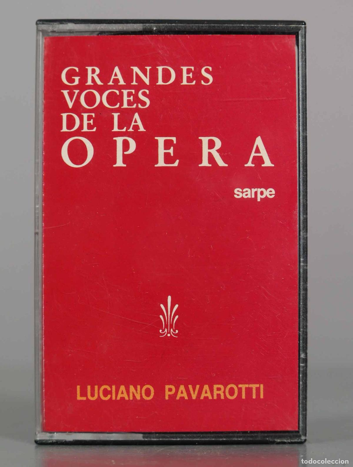 Casetes antiguos: CASSETTE. Luciano Pavarotti. GRANDES VOCES DE LA OPERA