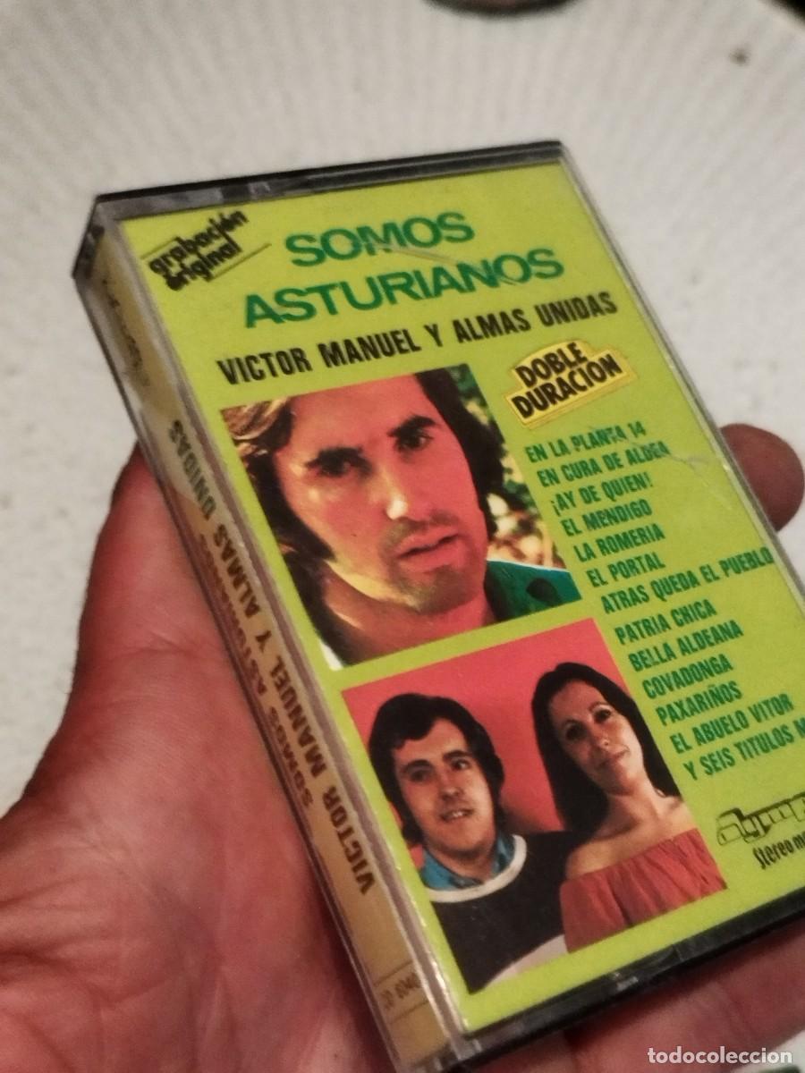 Casetes antiguos: Dos cintas cassettes de V&iacute;ctor Manuel. - Foto 2