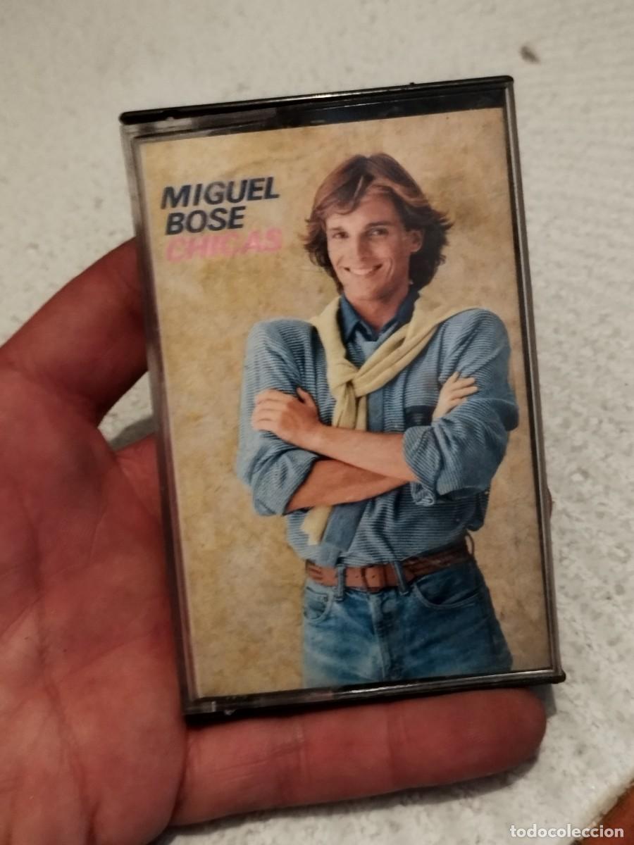 Cassetes antigas: Miguel Bose, chicas. Cinta, cassette.
