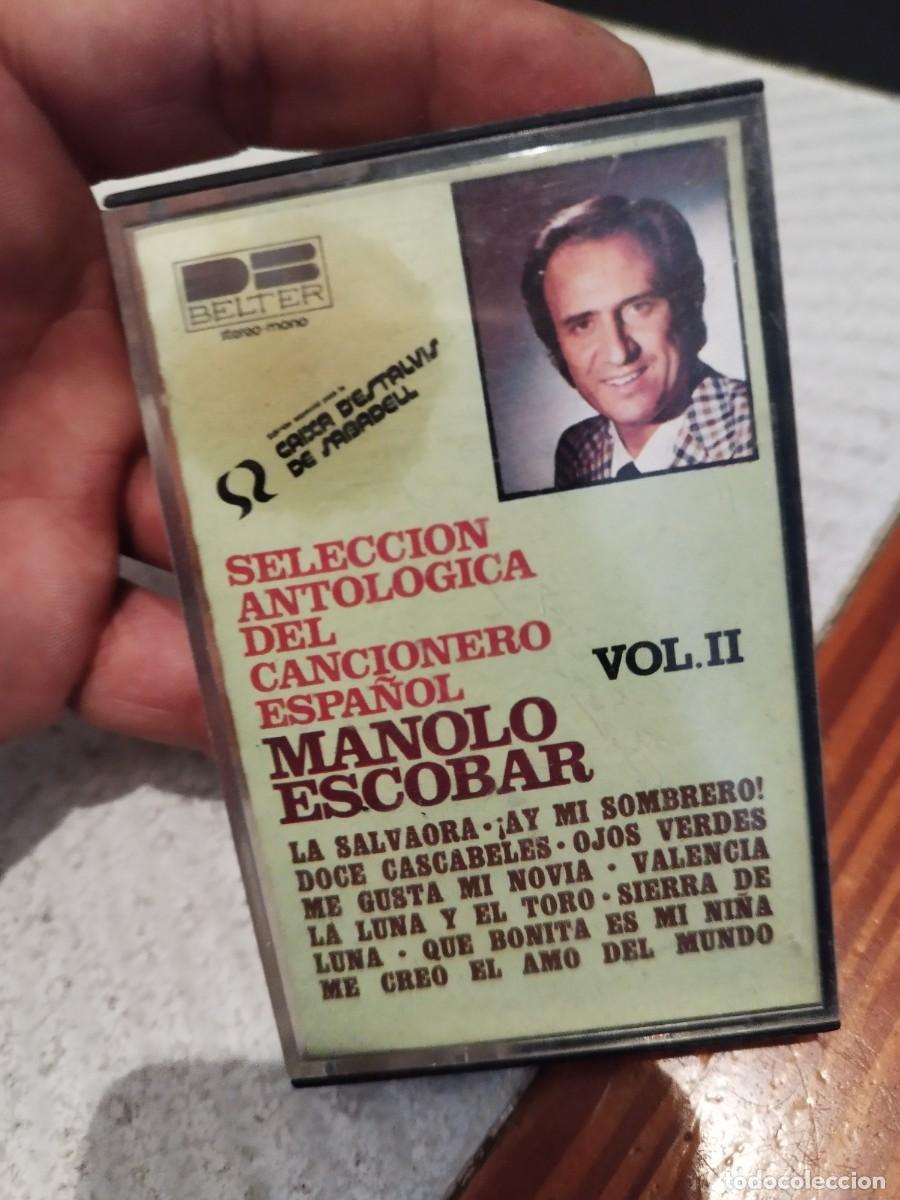 Cassettes Anciennes: Manolo escobar, car&aacute;tula manchada. Ver fotos. Cinta, cassette.