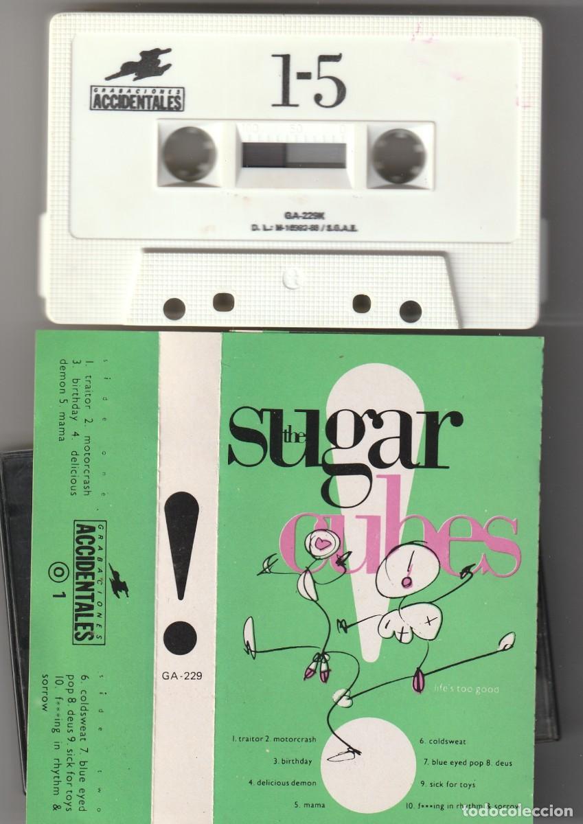 Casetes antiguos: THE SUGARCUBES - LIFE'S TOO GOOD (CASSETTE GASA 1988 ESPA&Ntilde;A) BJ&Ouml;RK