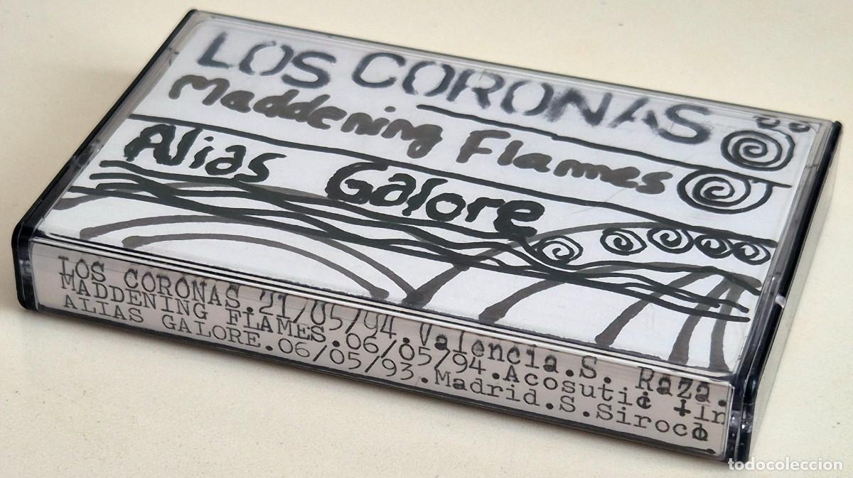 Casetes antiguos: Los Coronas, Maddening Flames y Alias Galor en directo. Formato cassette